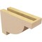Ekena Millwork 3"W x 9"D x 6"H Classic Alpine Rough Cedar Woodgrain TimberThane Corbel, Primed Tan CORUR03X09X06ALPRCPR - alternate 3